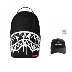 SPRAYGROUND Повседневный рюкзак из ПВХ унисекс черный, Black (Comes with Baseball Cap)