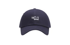 Хлопковая бейсболка унисекс ALIEN BANG, серо-голубая