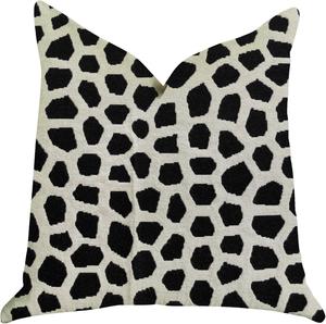 Plutus Brands Пледная подушка Plutus Brands Dark Jewels двусторонняя Black/White