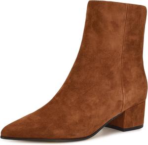 Женские ботильоны Nine West Maribu, Cognac Suede 121