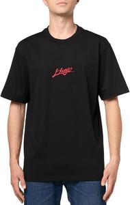 Мужская футболка с коротким рукавом HUGO Script Logo, Black Jade