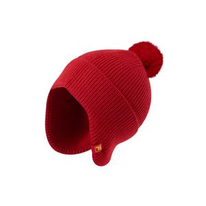 FILA KIDS Шерстяная вязаная шапка для детей Ecru