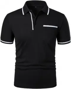 Мужская спортивная поло с карманом, легкая, для гольфа Kenhansion
