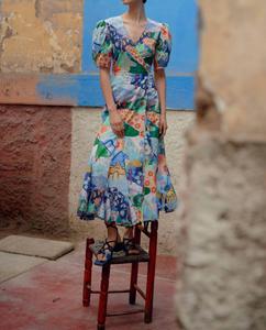 Платье Izula синего цвета De Loreta