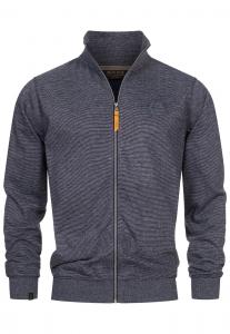 Толстовка с капюшоном на молнии INDICODE JEANS  Yanic, темно-синий