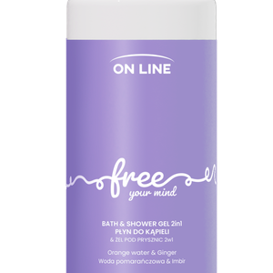 Гель для душа и жидкость для ванны, 900 мл On Line Free your mind