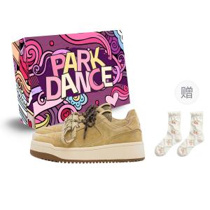 PARK DANCE Женские скейтерские кроссовки Ginger Yellow (с коробкой и носками в подарок), цвет Ginger Yellow (Box+Gift Socks)