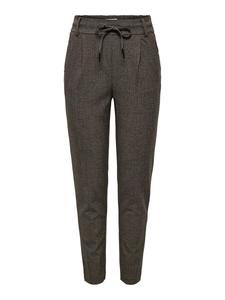 Узкие брюки со складками спереди ONLY, черный