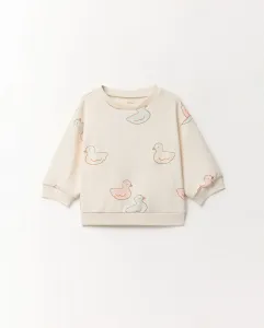 Футболка с принтом Sfera, кремовый