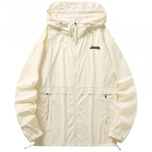 Дышащая и быстросохнущая одежда с защитой от ультрафиолета Unisex Jeep, бежевый оранжевый