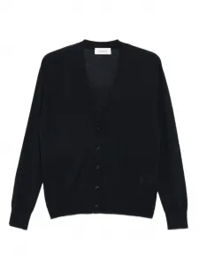 Кашемировый кардиган с пуговицами спереди Lisa Yang, синий