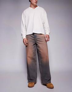 Джинсы свободного кроя с розовым оттенком Asos Design