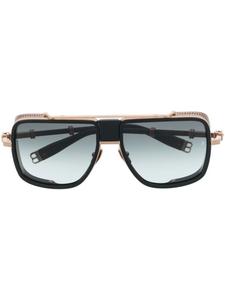 Balmain Eyewear солнцезащитные очки с затемненными линзами, черный