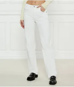 Джинсы straight fit Patrizia Pepe, белый
