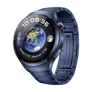 Akkerds Часы Strap Huawei Compatibility Titanium Material 180mm 46mm, HUAWEI WATCH4PRO Special Model [Blue]
