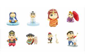 Шарик с загадкой "Путешествия героев Crayon Shin Chan по миру" - 3 коробки, отдельная коробка/полный набор 8 шт 52TOYS