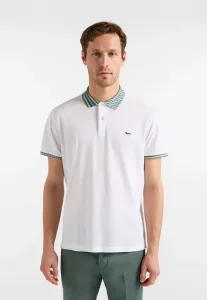 Рубашка-Поло con collo ed orli stampati Harmont & Blaine, Bianco