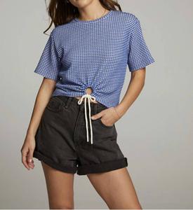 Топ с короткими рукавами Miracle в цвете кобальтово-синий Chaser