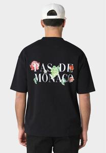 Футболка с принтом FLORALE Pas de Monaco, черный