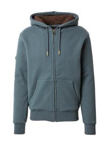 Худи с капюшоном на молнии Superdry BORG, Basalt grey