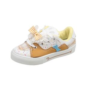 Boldi Kuki Женские низкие скейтерские кеды желтые с аксессуарами в шоппере, цвет Yellow with Accessories