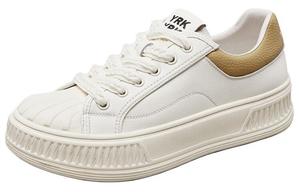 Кеды, скейтборд обувь женская низкая Yearcon, белый/черный