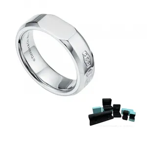 TIFFANY & CO. Кольцо из стерлингового серебра 925 пробы Unisex Silver