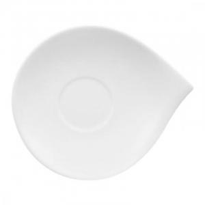 Блюдце Villeroy & Boch Flow, 21,5x18,5 см, белый