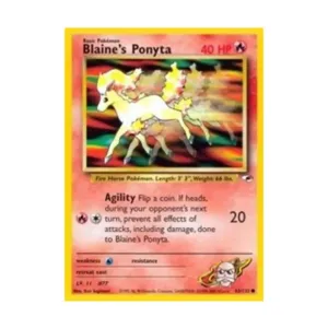 CCG Понита Блейна (C) #63, Pokemon - Gym Heroes - Singles