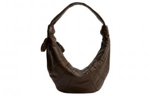 Сумка-круассан из овчины, сумка-круассан, сумка-круассан, женская сумка через плечо dark smoke gray Lemaire, Set (Bag+Dust Bag)