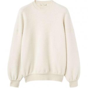 Loro Piana Свитер Cocooning FW24 мужской кремовый миндаль