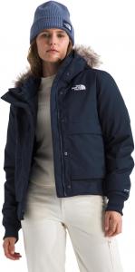 Женская куртка-бомбер The North Face с пухом водонепроницаемая, темно-синий