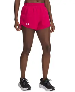 Женские беговые шорты Fly By с сетчатыми вставками Under Armour, розовый