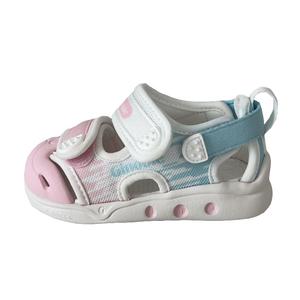 Детские сандалии Pink Blue с противоскользящей подошвой, для детей 3-7 лет GINOBLE, розовый