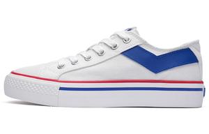 PONY Shooter нескользящие и дышащие низкие кеды из холста унисекс бело-голубые, цвет White Blue