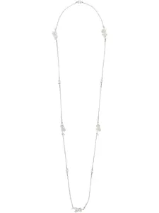 Серебряное колье Cherry Blossom с бриллиантами и жемчугом Shaun Leane, серебяный