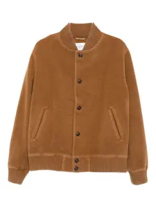Шерстяная куртка-бомбер на пуговицах Circolo 1901, коричневый