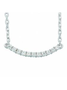 Adeliás Женский кулон в виде якоря из серебра 925 пробы с кубическим цирконием, диаметр 45 см, толщина 1,6 мм, в серебряной оправе