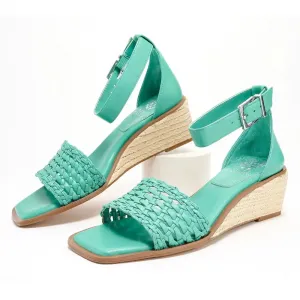 Сандалии женские Vince Camuto Bretandi зеленый Wedge Heel Espadrille ZAP194 Vince Camuto, зеленый