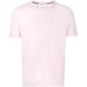 Классическая майка пике с 4 полосками THOM BROWNE, розовый