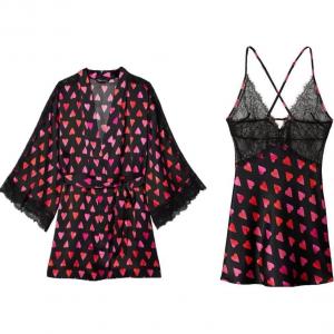 Victoria's Secret Женский пижамный комплект розовый