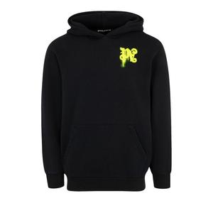 Худи Palm Angels Thinking Pencil Hoodie, Black/Yellow Fluo