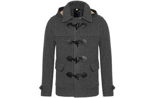 Пальто мужское серое Burberry, серый