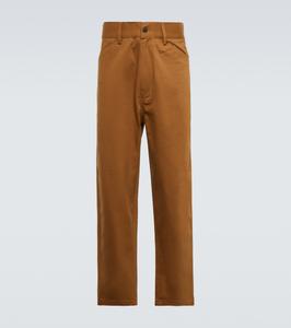 Хлопковые брюки чинос Sarou Adish, кэмел