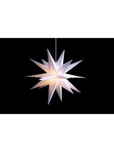 Sterntaler Декоративная звезда | Пластиковая рождественская звезда | 18-конечная складная звезда | Белая |