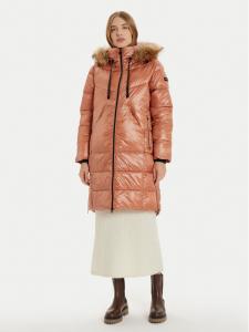 Пуховик стандартного кроя 3847C Frieda & Freddies, коричневый