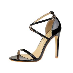 Женские сандалии на одной застежке BIGTREE, серебристые