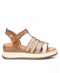 Женские повседневные сандалии Carmela из кожи от Xti, коричневый/бежевый