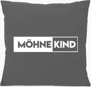 Подушка для дивана Möhnekind от типографии Hellweg, современный подарок, 40x40 см, с наполнителем, серо-стальной, хлопковый сувенир Möhnekind Hellweg Druckerei
