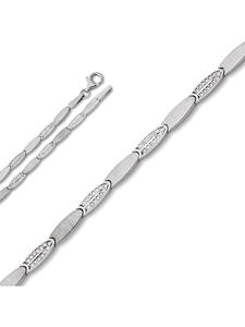 ONE ELEMENT Браслет из серебра 925 пробы с цирконием, диаметр 17 см